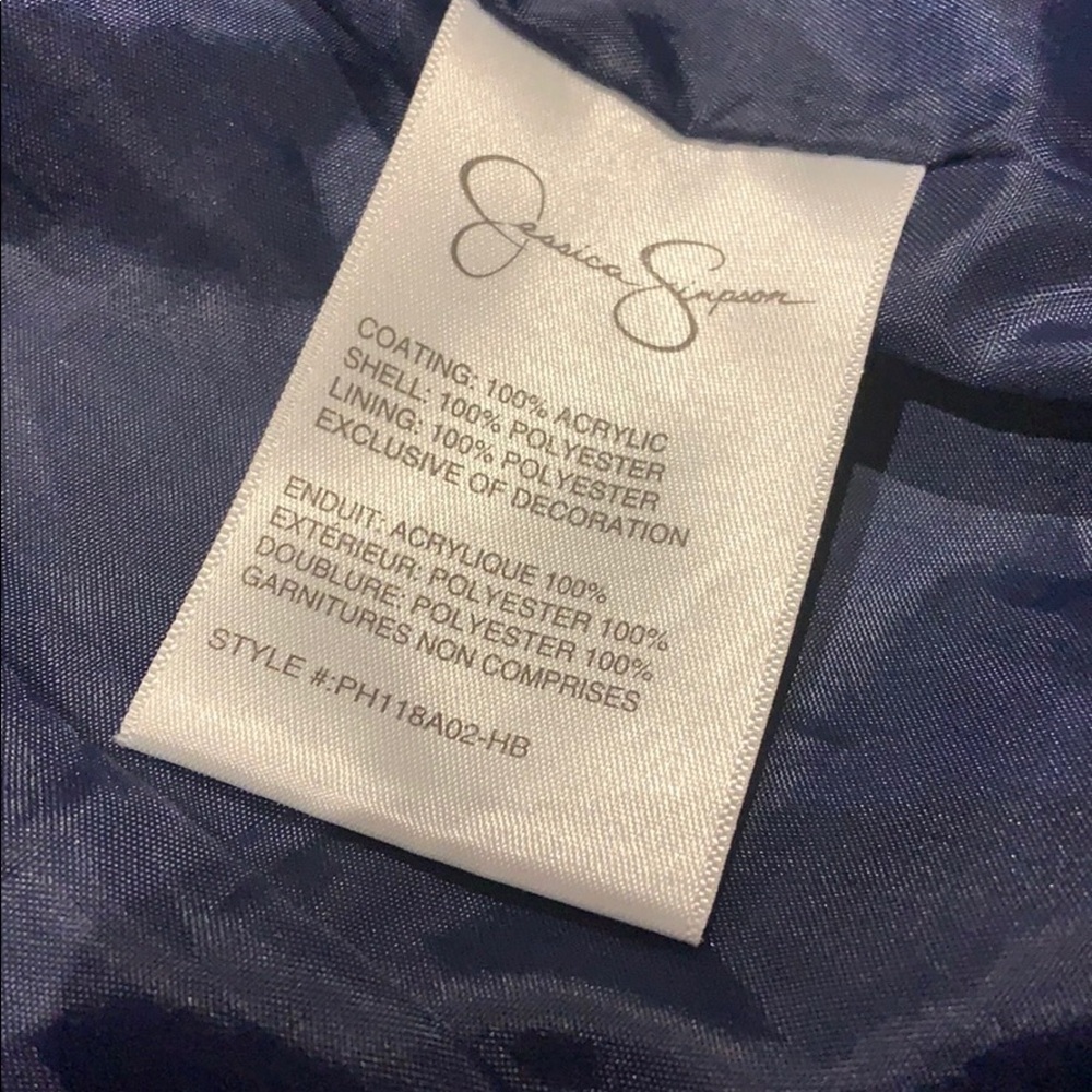 Jessica Simpson navy jacket - Picture 7 of 8
